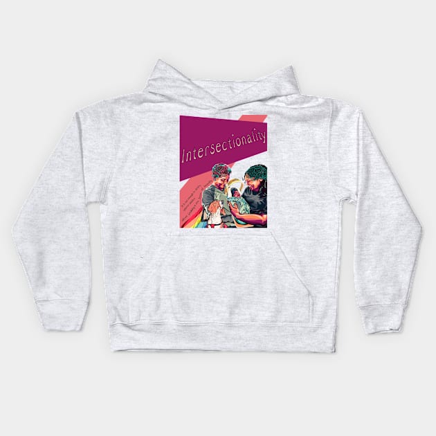 Intersectionality Kids Hoodie by LondonAutisticsStandingTogether